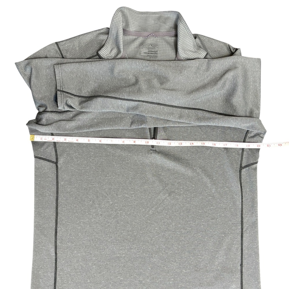 Patagonia Men's Midweight Capilene‎ Baselayer. Sz M Gray Zip Neck - Picture 5 of 10